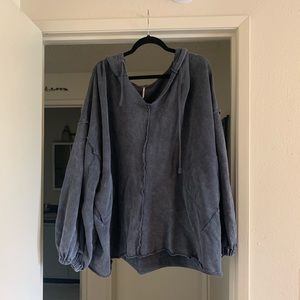 Free people oversized hoodie